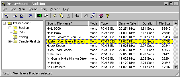 Audition 2000 Screenshot